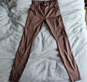 Avia Women's Leggings in Brown-Size S(4-6)